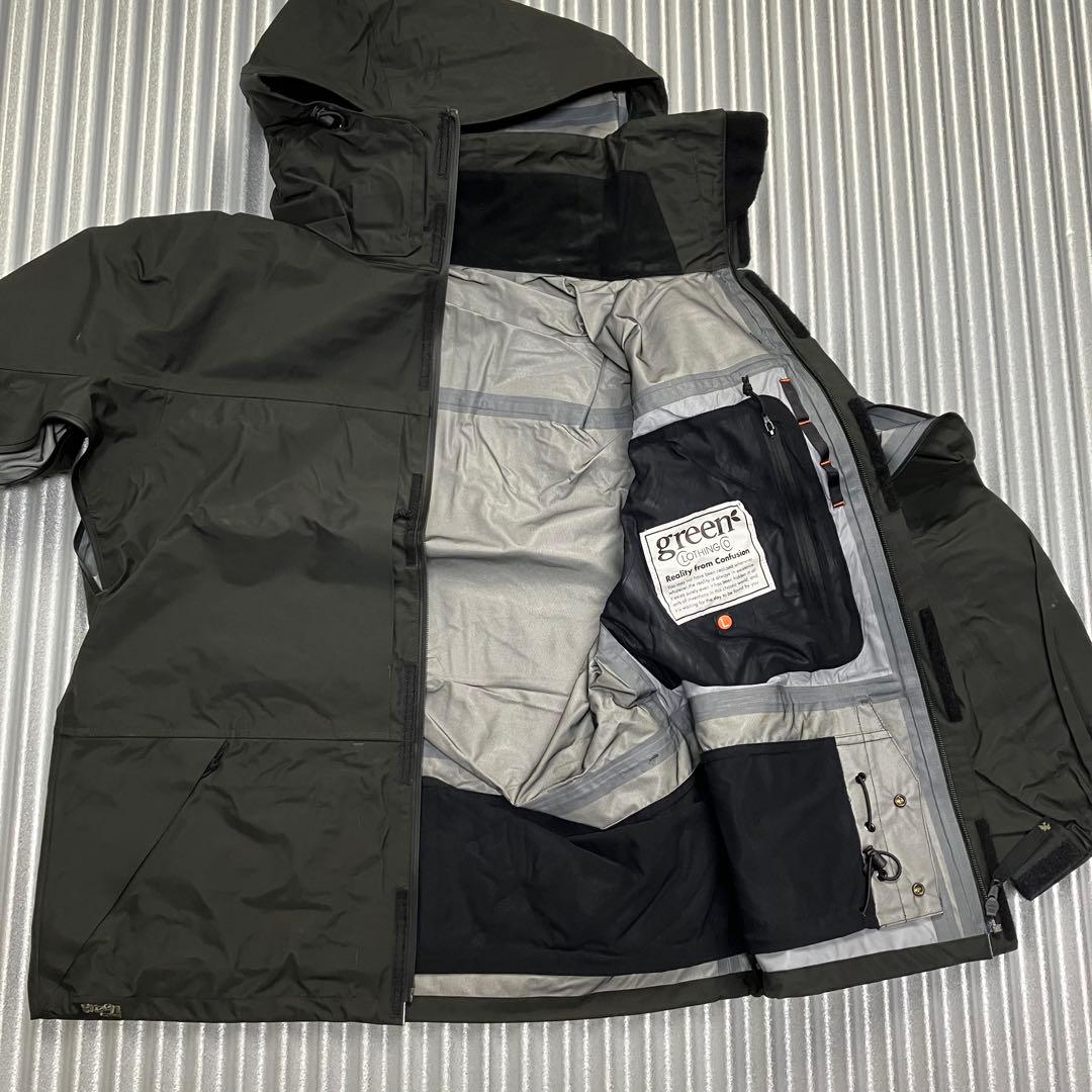 グリーンクロージング　オガジャケット　ビブパンツ　スノボウェア　上下セット　L
