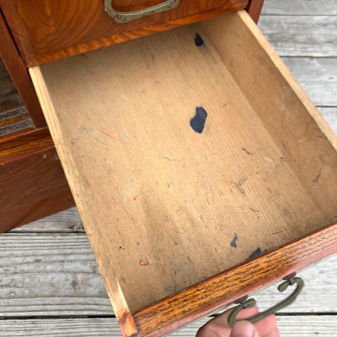 昭和レトロ 無垢材 茶棚 茶箪笥 ガラス戸 サイドボード 古家具 古民家 古道具