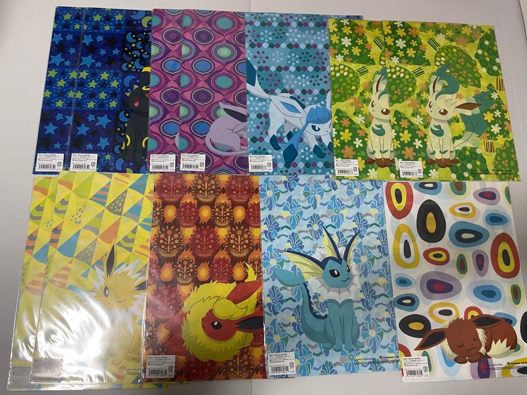 未開封　ポケモン　クリアファイル　2012 イーブイコレクション　12枚セット