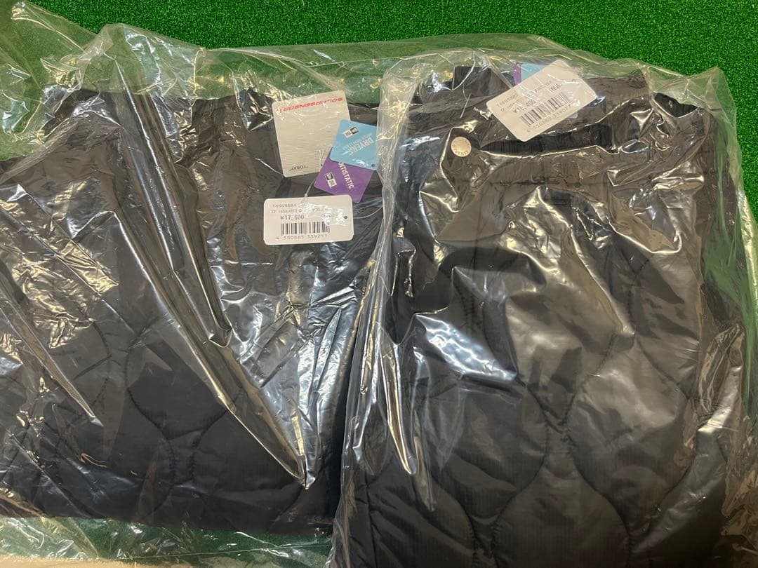 ニューエラゴルフ インサレーテッドキルティング セットアップ ブラック L