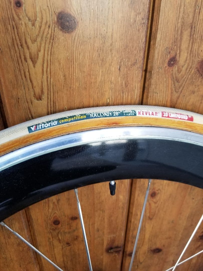 HED カーボン チューブラー フロント ホイール 700c