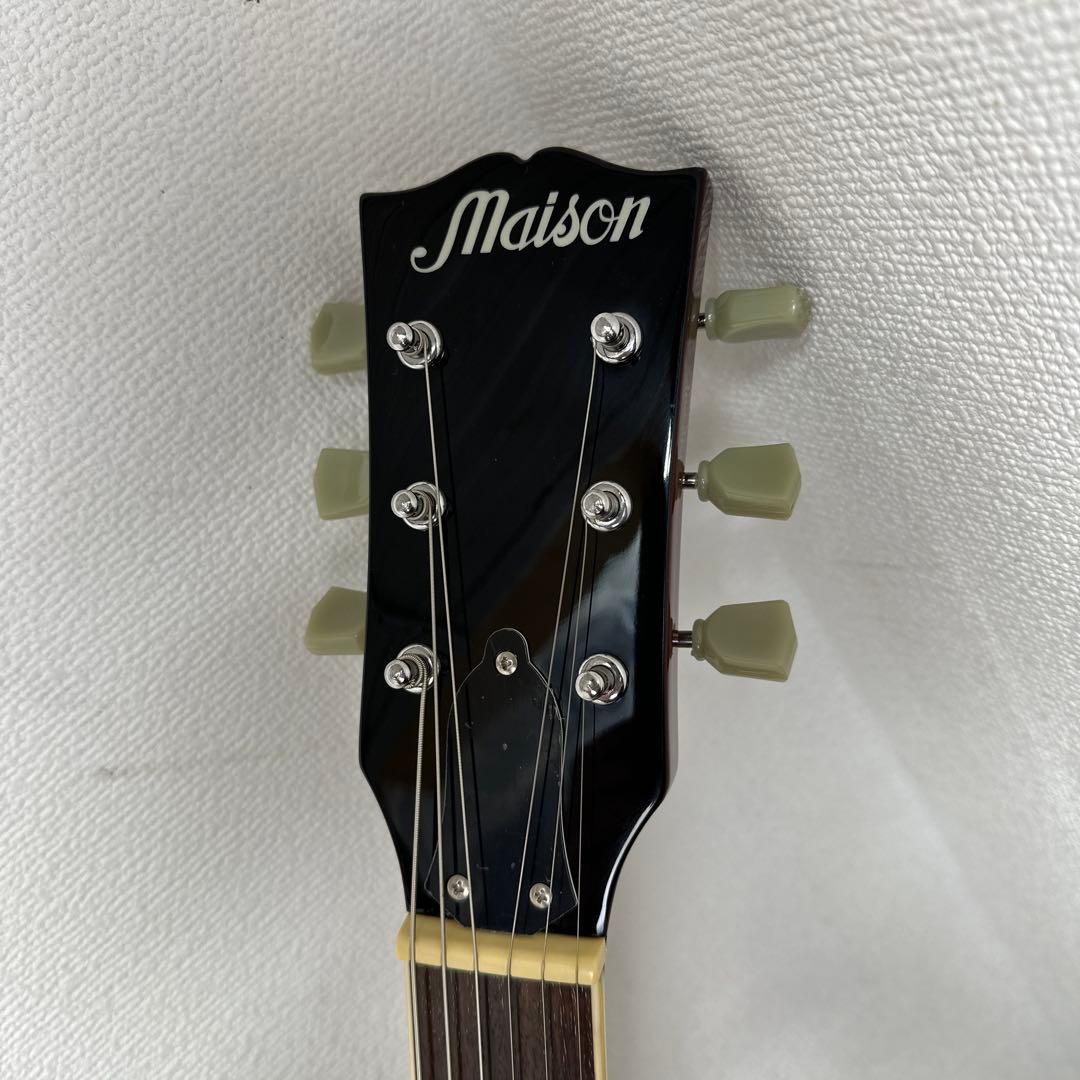 Maison メイソンレスポ―ルタイプ　エレキギター赤美品 ギターケース付き