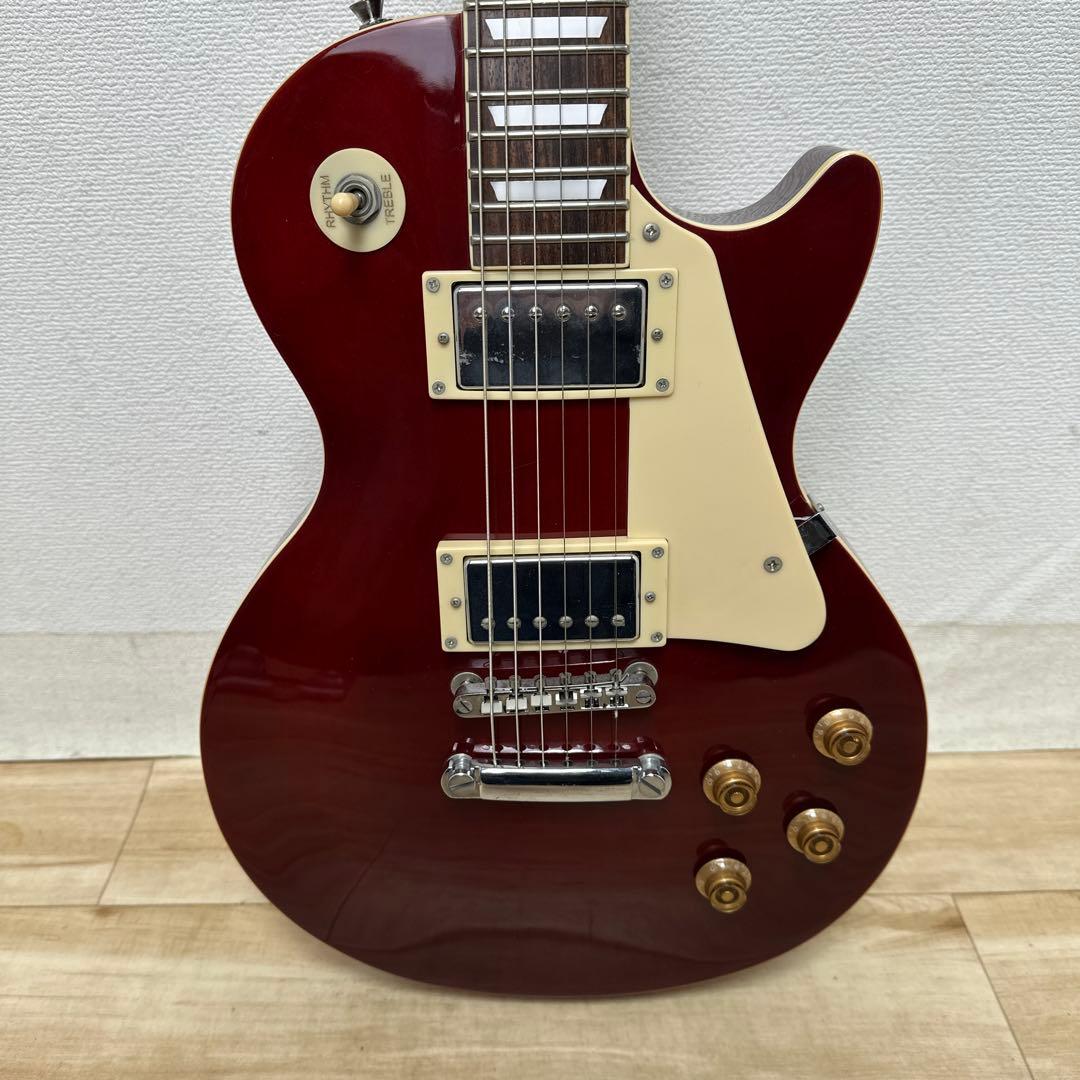 Maison メイソンレスポ―ルタイプ　エレキギター赤美品 ギターケース付き