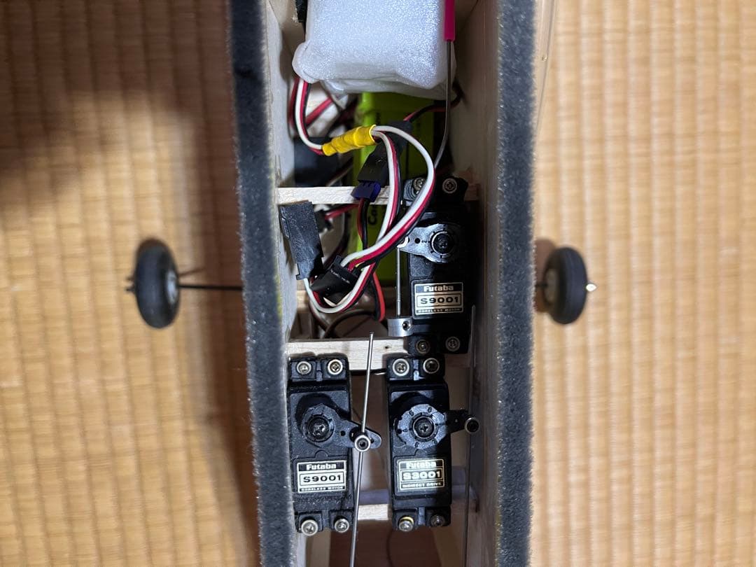 ムサシノ模型プレイリー号　組立済　未飛行メカ　エンジン送信機付　引き取り限定