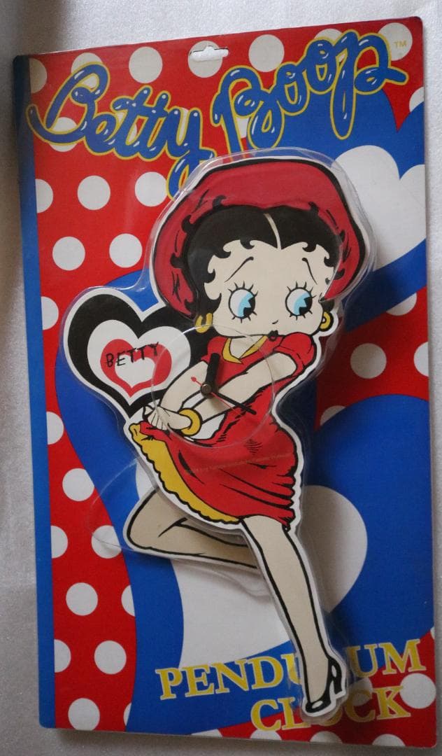 d＋＋ベティ・ブープ＋＋　スカート上げ　壁掛け時計