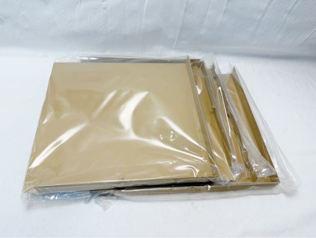 ほぼ未使用 茶道具 野々田式 組み立式 炉壇 L909 炉蓋付 吹漆 炉縁 紙箱