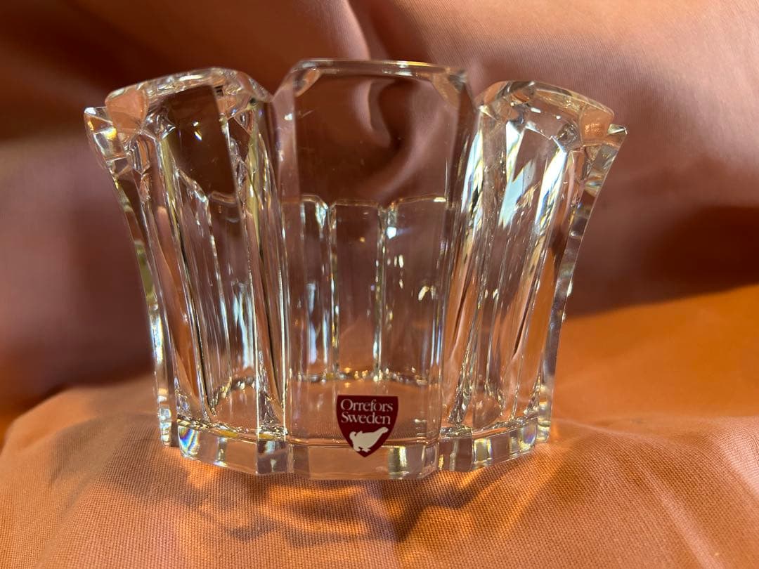 Sweden Orrefosのクリスタルガラスの置き物