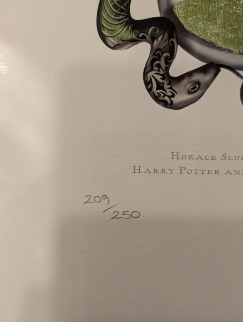 【世界250枚限定】ハリーポッター　アートプリント　ミナリマ