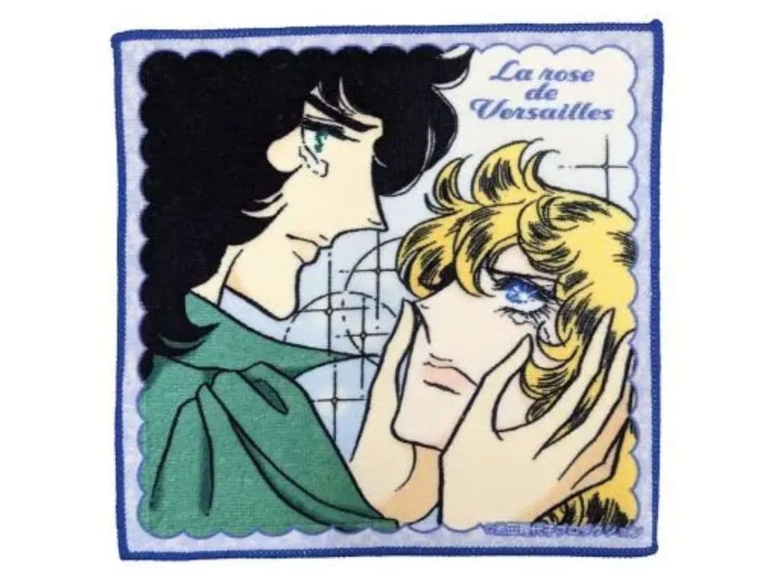 ベルサイユのばら　オスカル&アンドレクッションカバー他グッズ1式まとめ売り８点