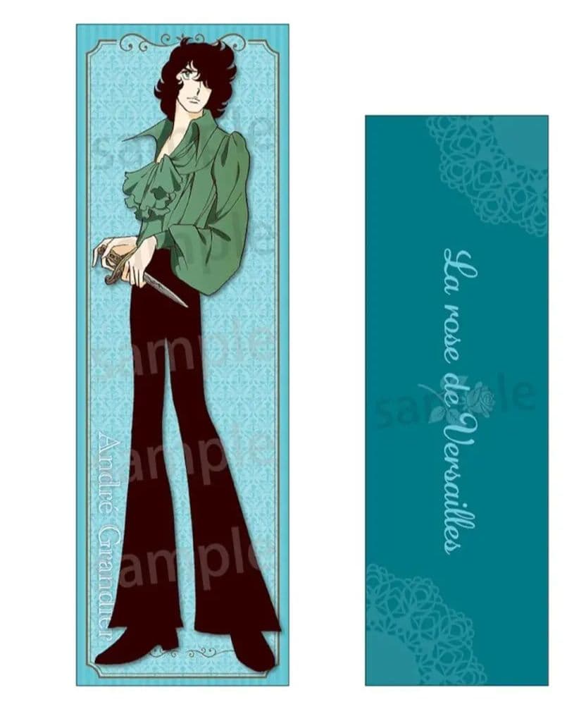 ベルサイユのばら　オスカル&アンドレクッションカバー他グッズ1式まとめ売り８点