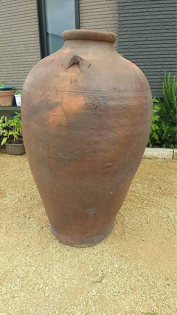 琉球壺　南蛮　焼締　泡盛酒　壺屋焼　古道具　古備前