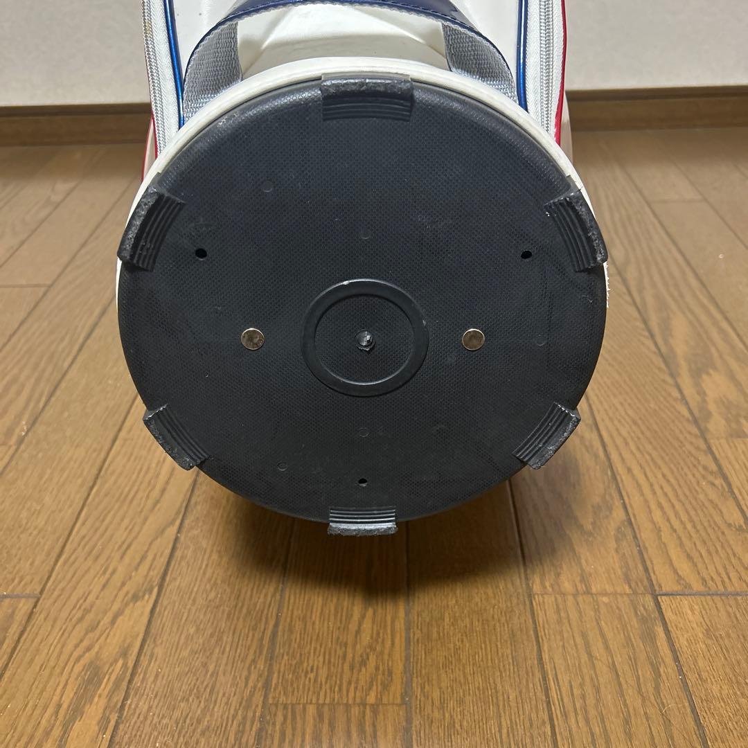 FILA キャディバッグ ホワイト/レッド/ブルー