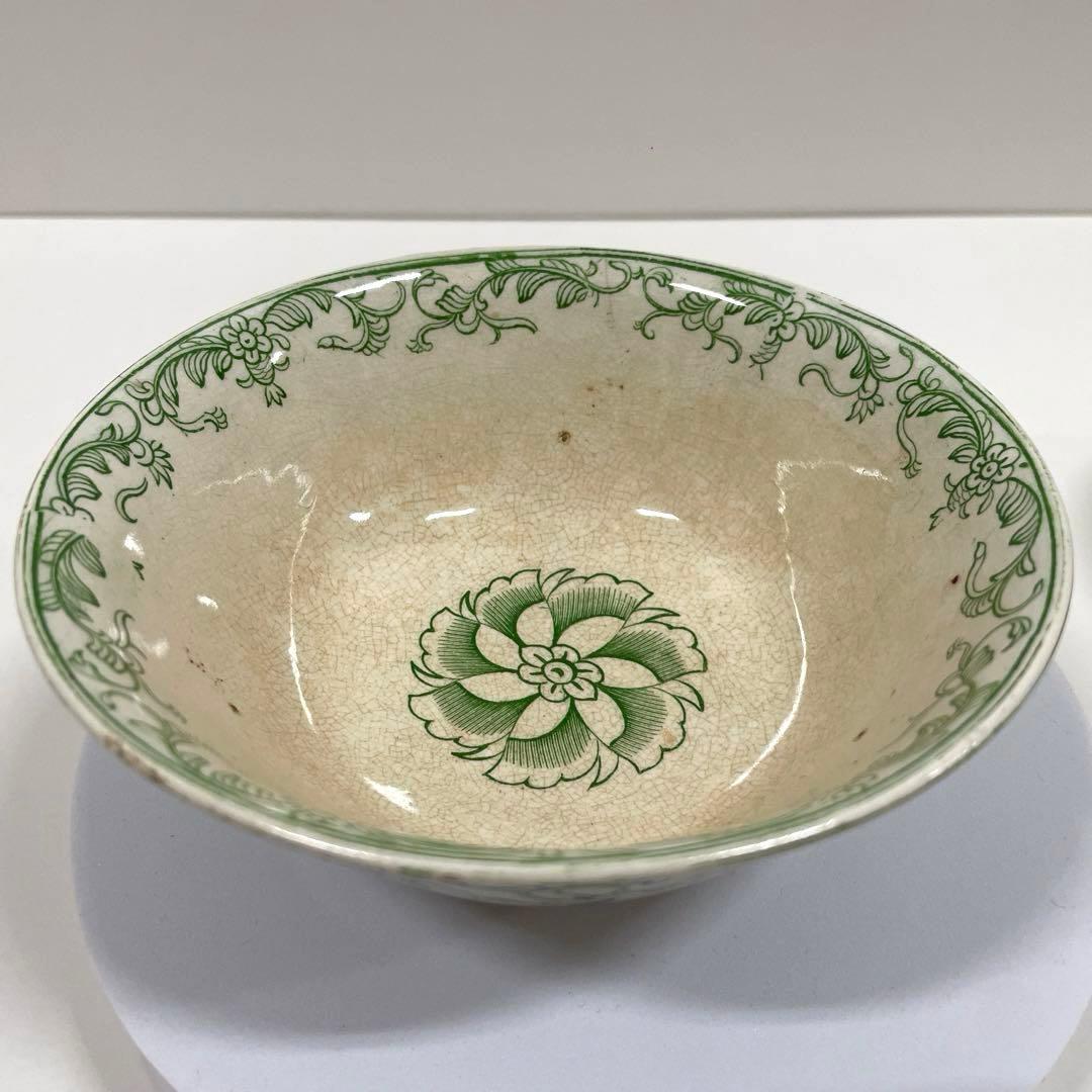 #XG203 骨董・アンティーク・時代物・阿蘭陀焼・デルフト・三重鉢・共箱付