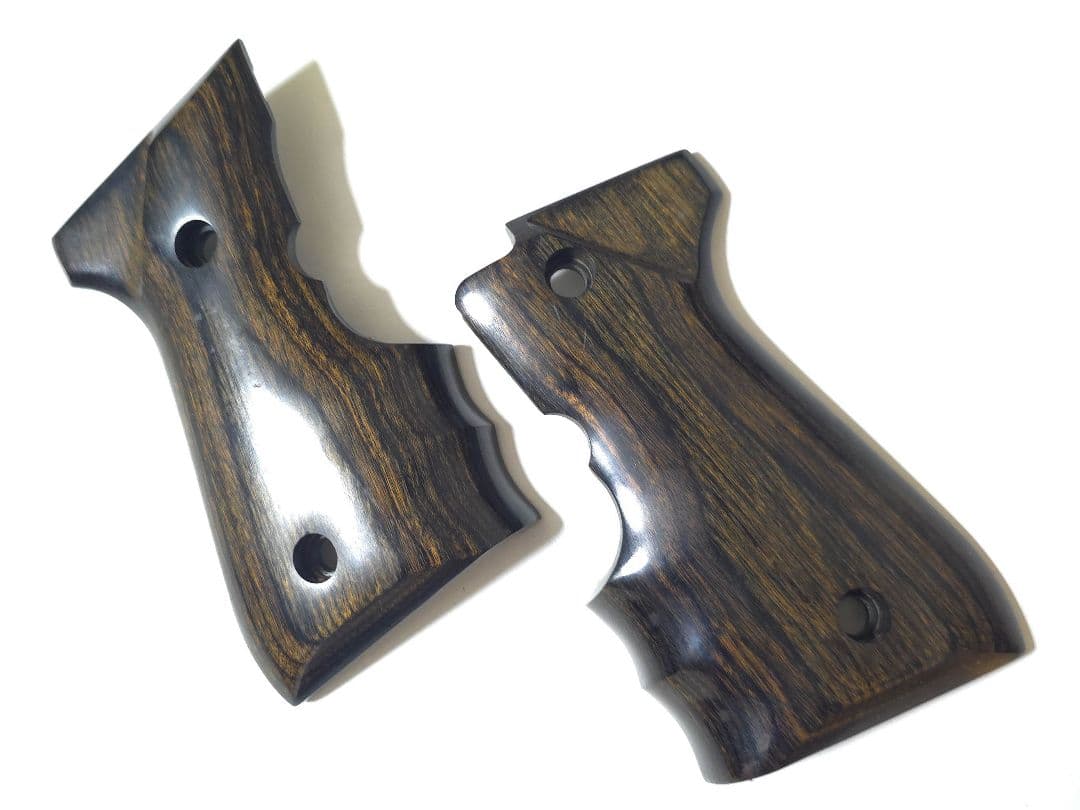 M92F 実銃用 ウッドグリップ フィンガーチャネルタイプ KSC WA マルイ