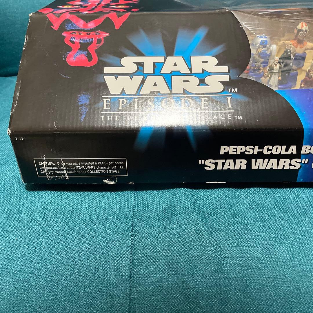 スターウォーズ エピソード1ボトルキャップ フルコンプ コレクションステージ付き