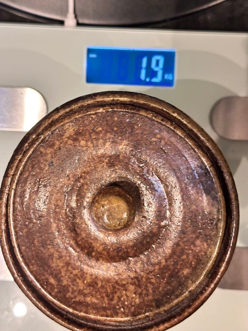 希少 前嶋五一郎 作 備前焼 水指 共箱付 珍品