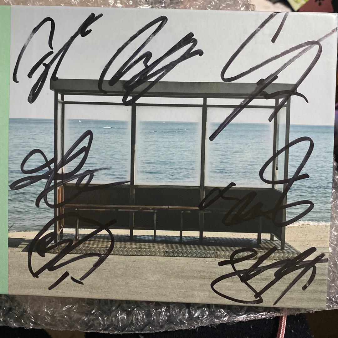 防弾少年団　サイン　直筆　グクサイントレカ付き