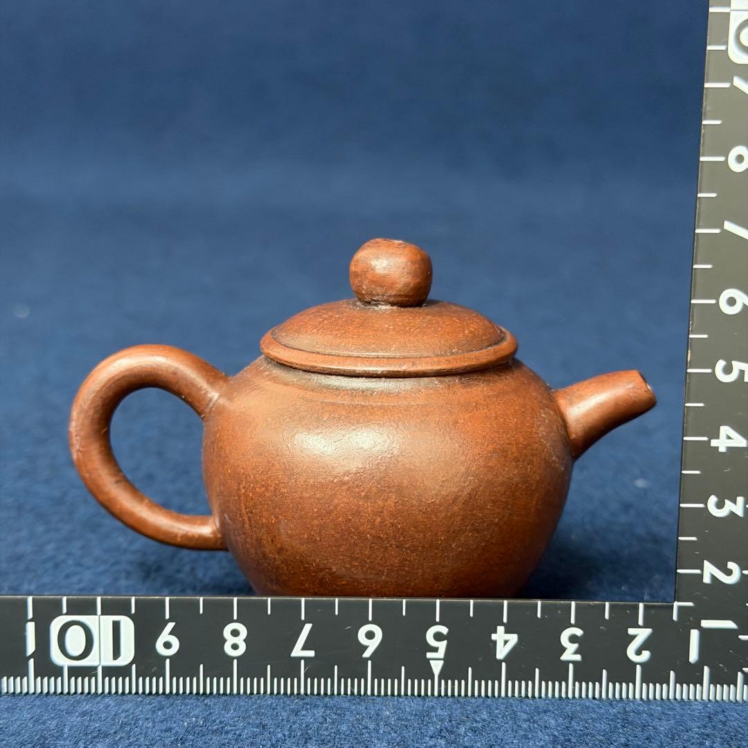 孟臣 明月松間照 急須 朱泥 煎茶 茶道具 茶器 時代 古玩 旧家 蔵出 骨董品