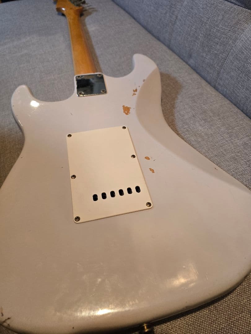 ※ジャンク SPLENDOR エレキギター ホワイト