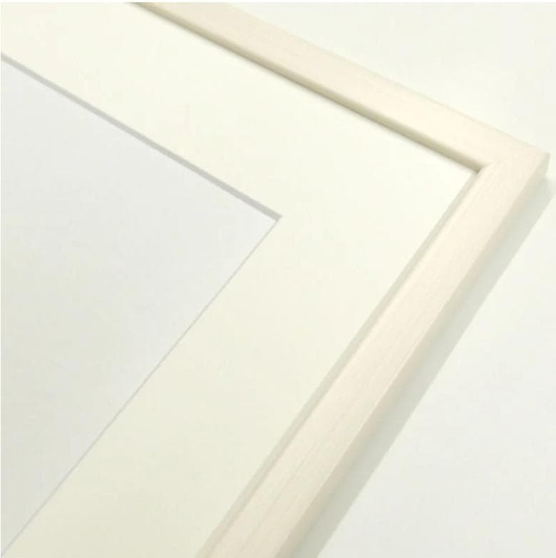 透明水彩画　原画　「花の咲く路地05」額縁付き　F4サイズ　風景画