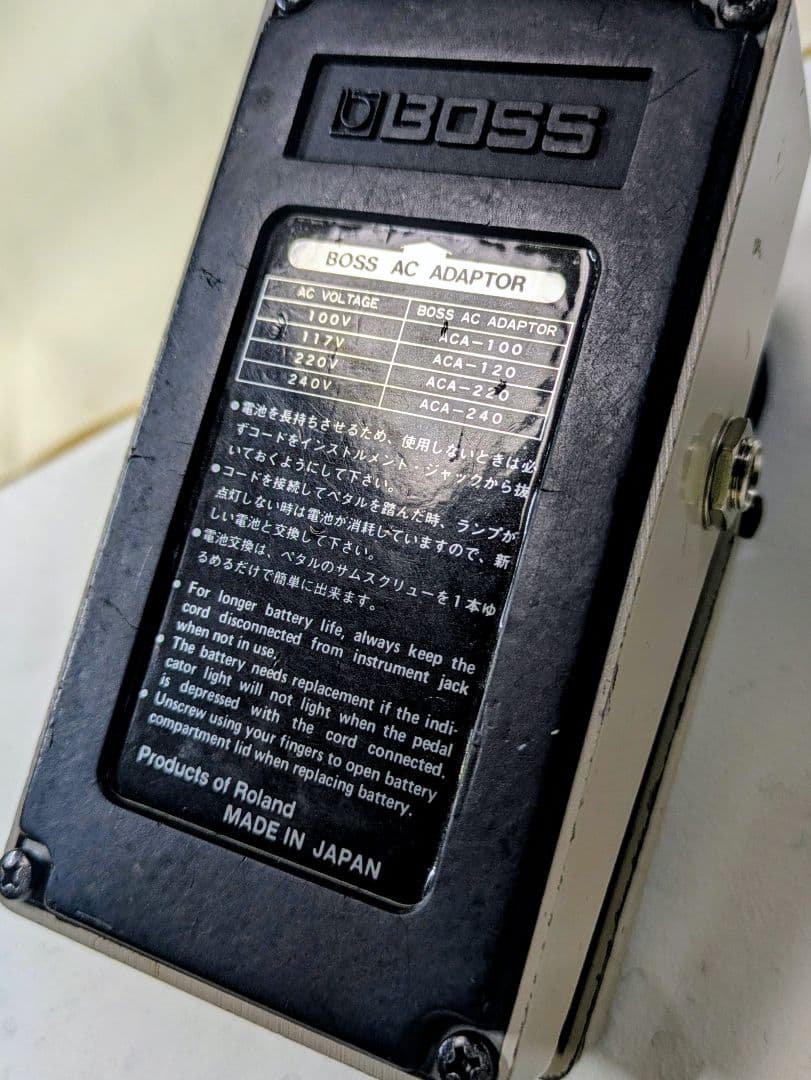 BOSS GE-7 80年代✰初頭必殺のスライダーマン その名は✨ジ〜イ〜セブン