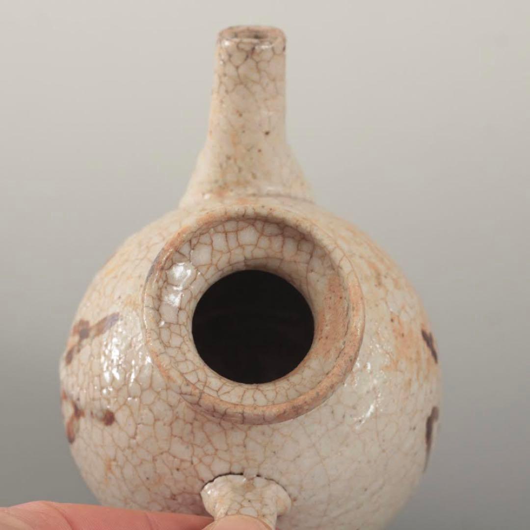 絵志野 水注 酒注 酒器 古美術 古道具 アンティーク 絵瀬戸 煎茶道具