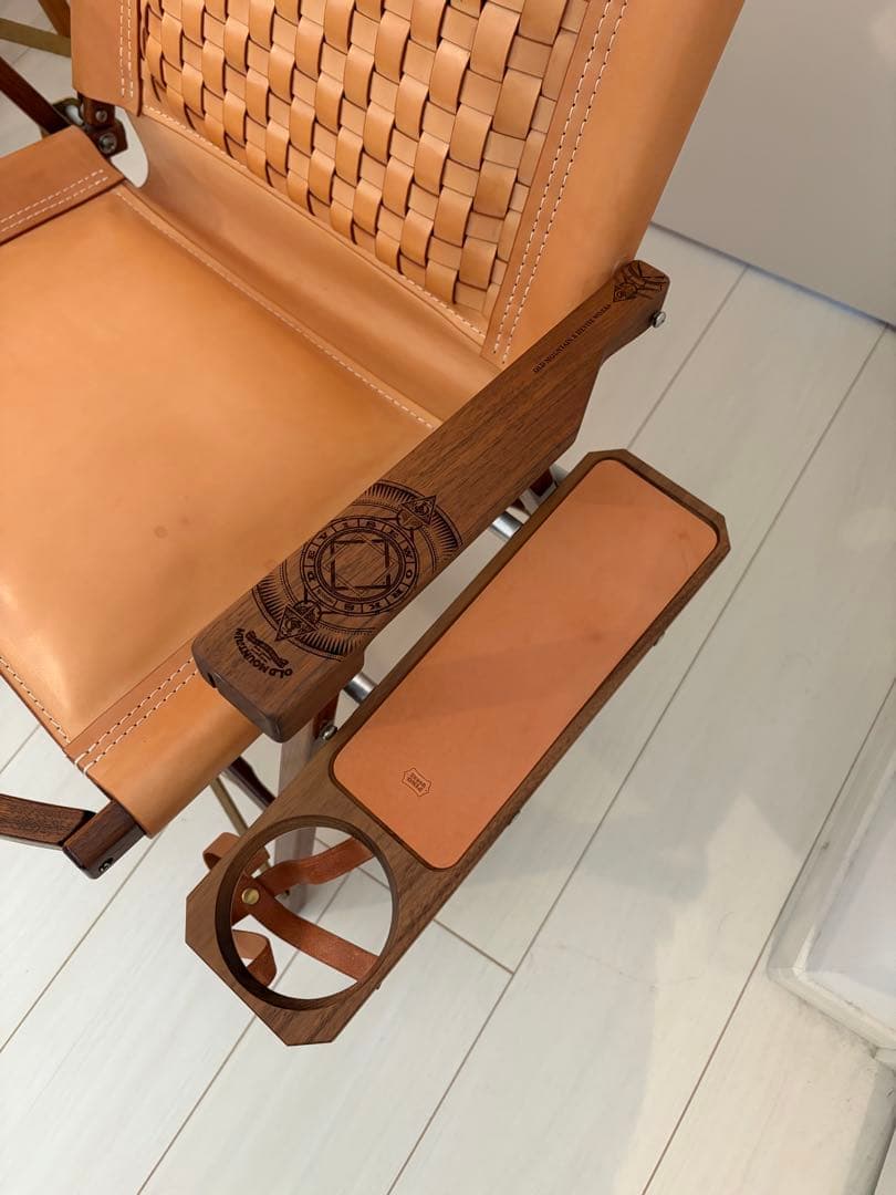 カーミットチェア　ウォールナット　ピノワークス　レザー　フルカスタム