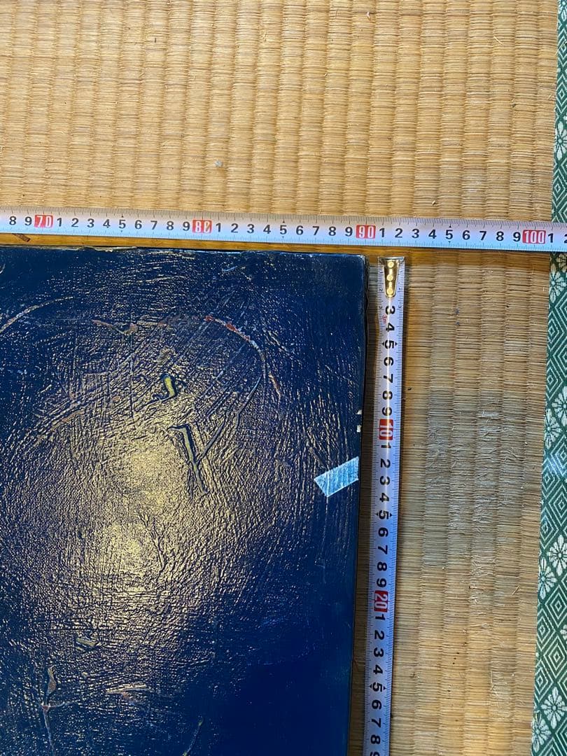 アクリル画 都市と女性 約90cm x 119cm 作: M.Funayama