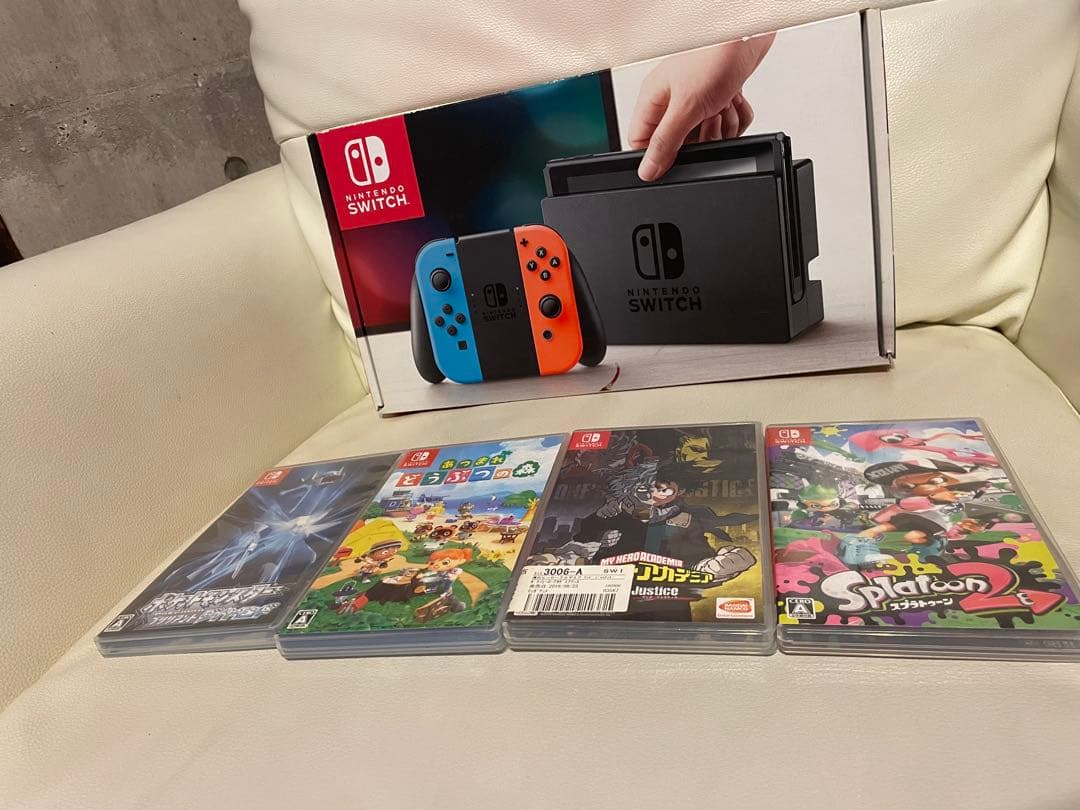 Nintendo Switch本体 プロコン付 ソフト5本セット