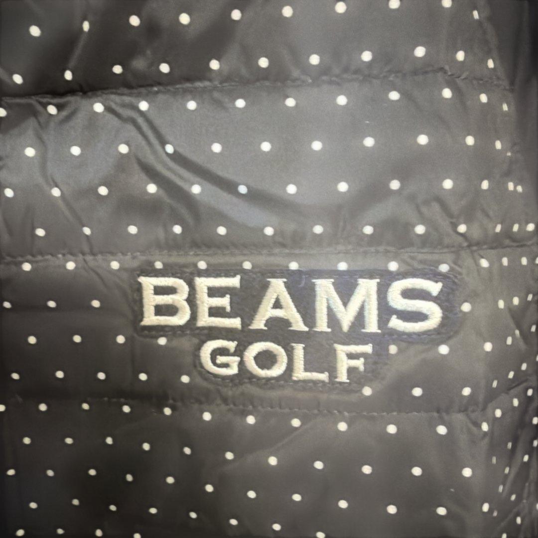 【未使用】BEAMS GOLF ドット柄ジャケット ニット　防寒　コーティング