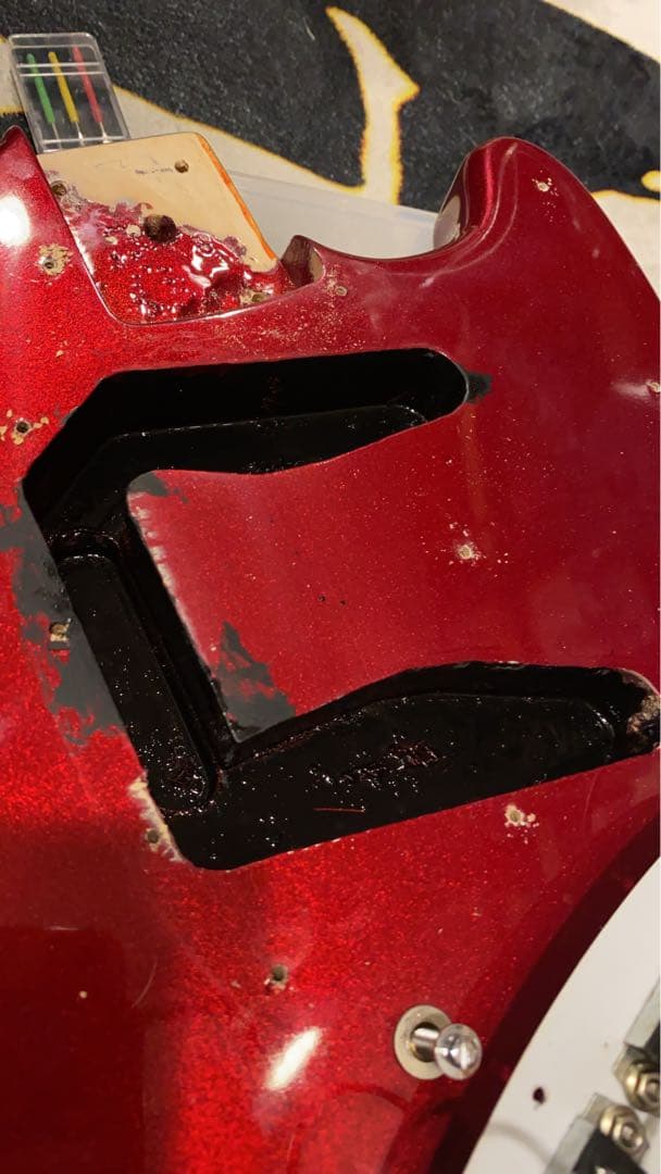 じわじわ値下げします　ギター　ムスタングタイプ　カスタム済み