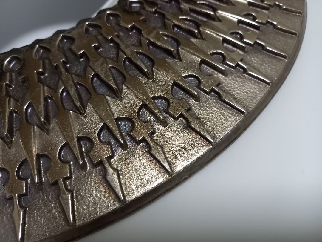 1960's　サンバースト　POLA 　ポーラ　メタル　ミラー　ノベルティ