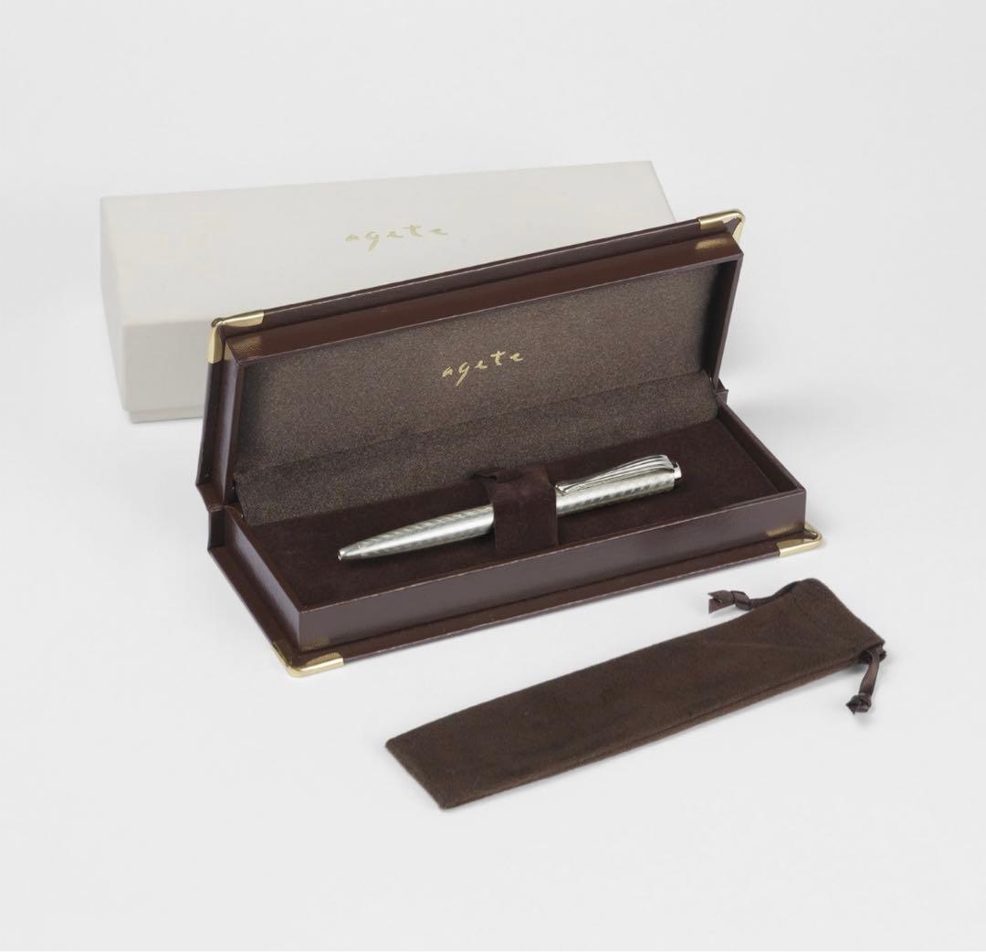 【新品】agete アガットSV925ボールペン 高級 エレガント ジュエリー