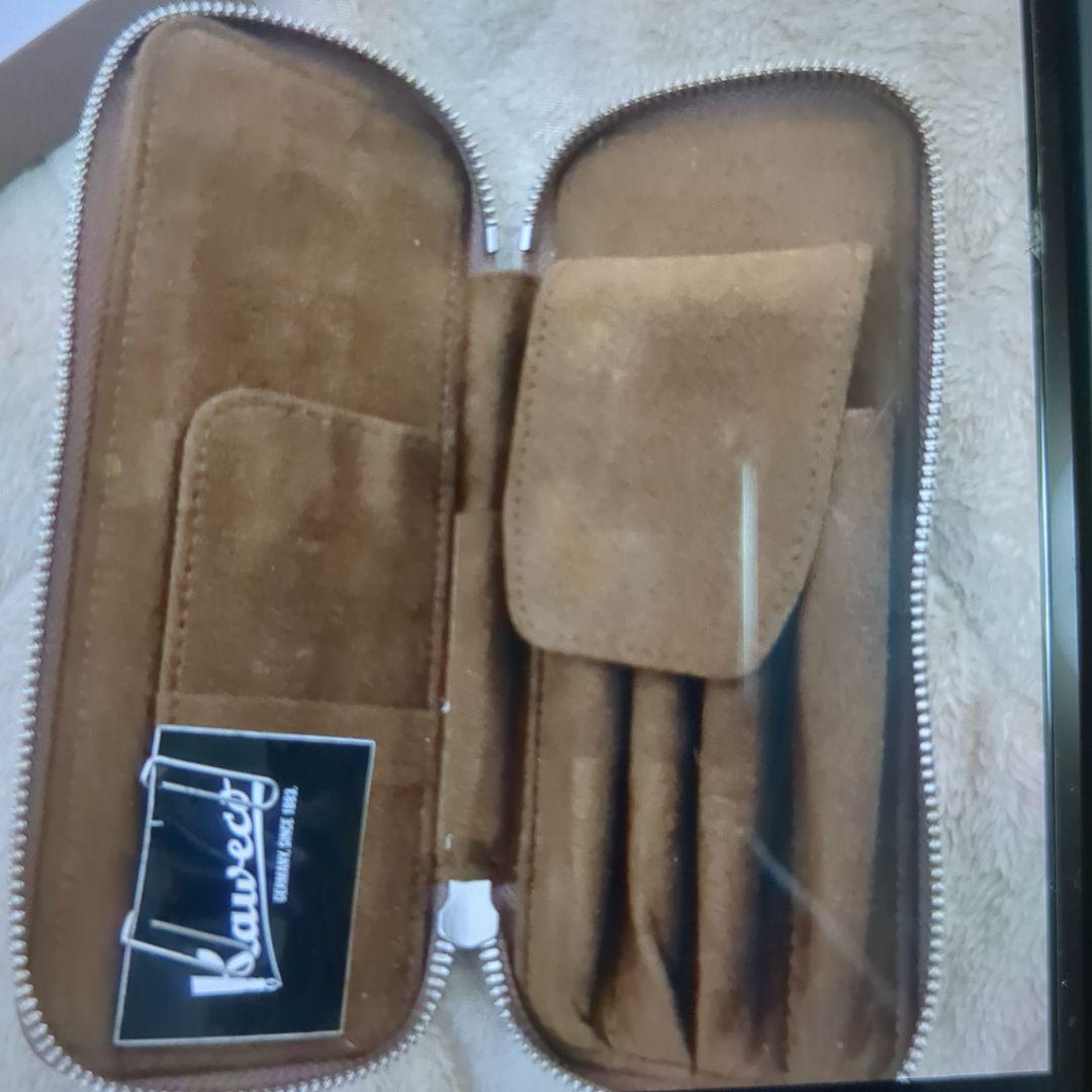 SEASAR レザー筆箱 ブラウン