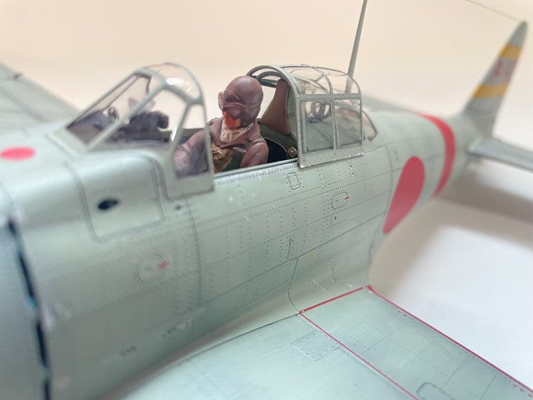 タミヤ1/32 三菱海軍零式艦上戦闘機21型完成品