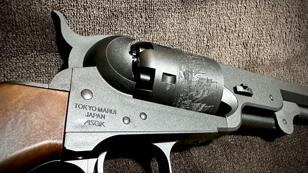東京マルイ M1851 NAVY エアリボルバープロ 予備シリンダー 他おまけ付