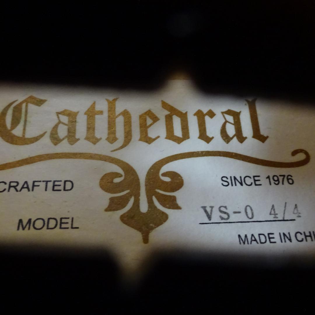 極美品　カテドラル　VS-0　バイオリン　4/4フルサイズ　弓　セミハードケース
