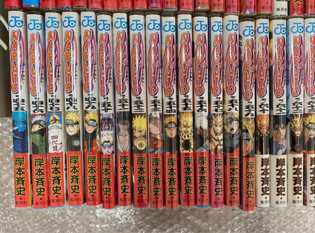 naruto 全巻　初版　帯付き　ジャンパラ ジャンコミ付き