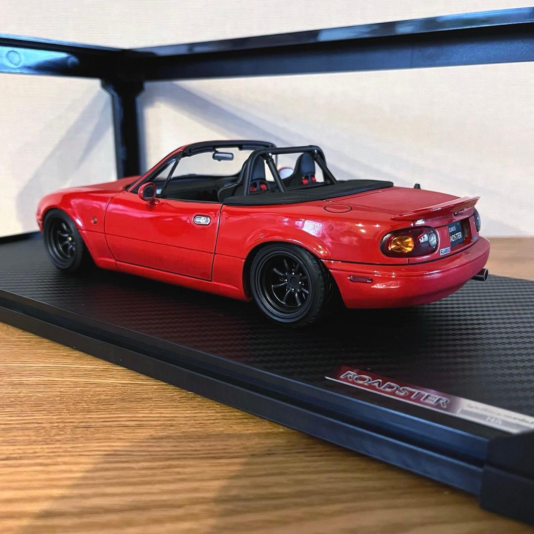 【ミニカー 美品】イグニッションモデル 1/18 マツダ ユーノス ロードスター