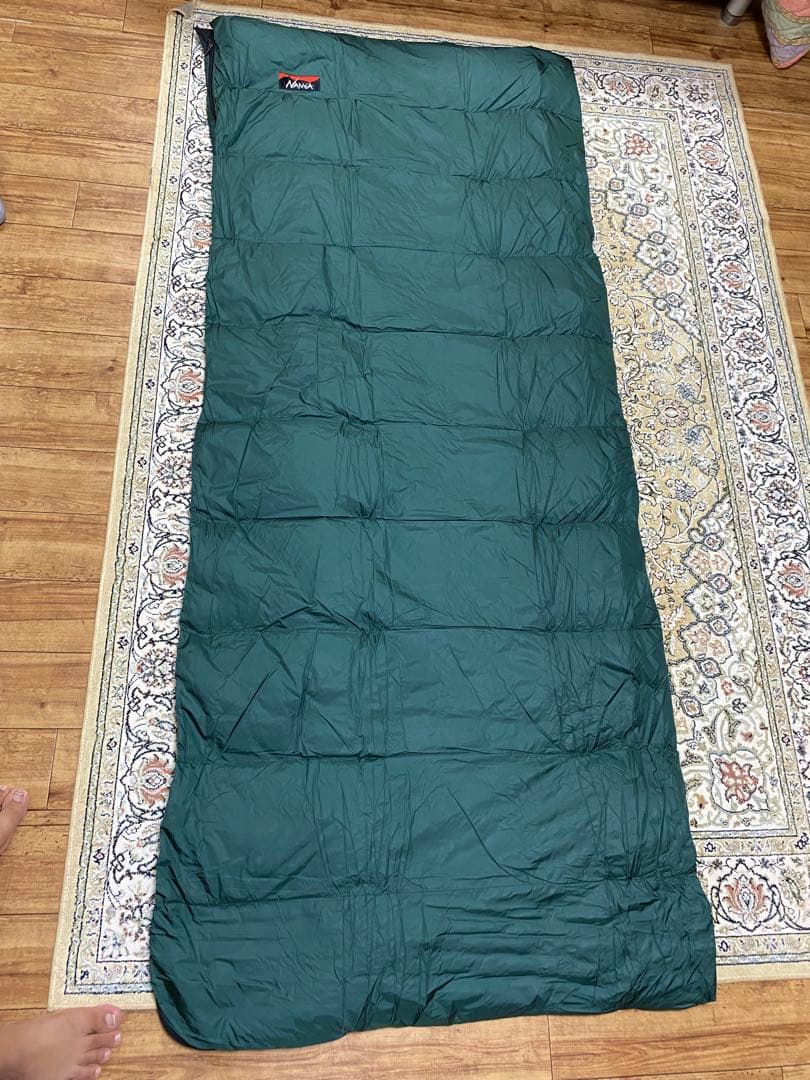 NANGA 緑色 寝袋