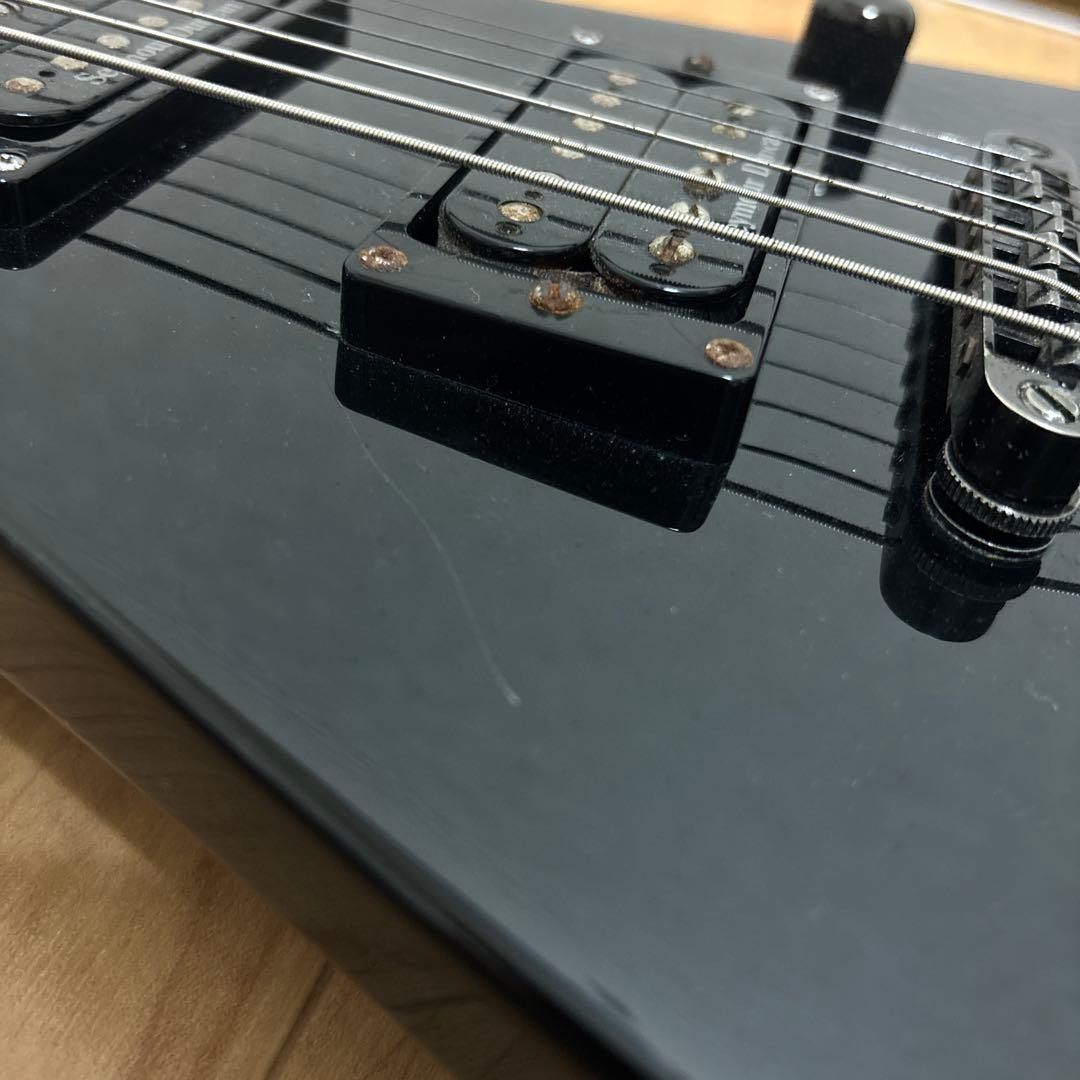 エドワーズ ブラック Vシェイプ ギター edwards