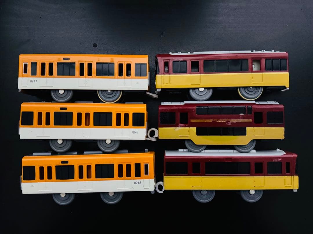 プラレール 京阪8000系×阪神8000系　絶版品有