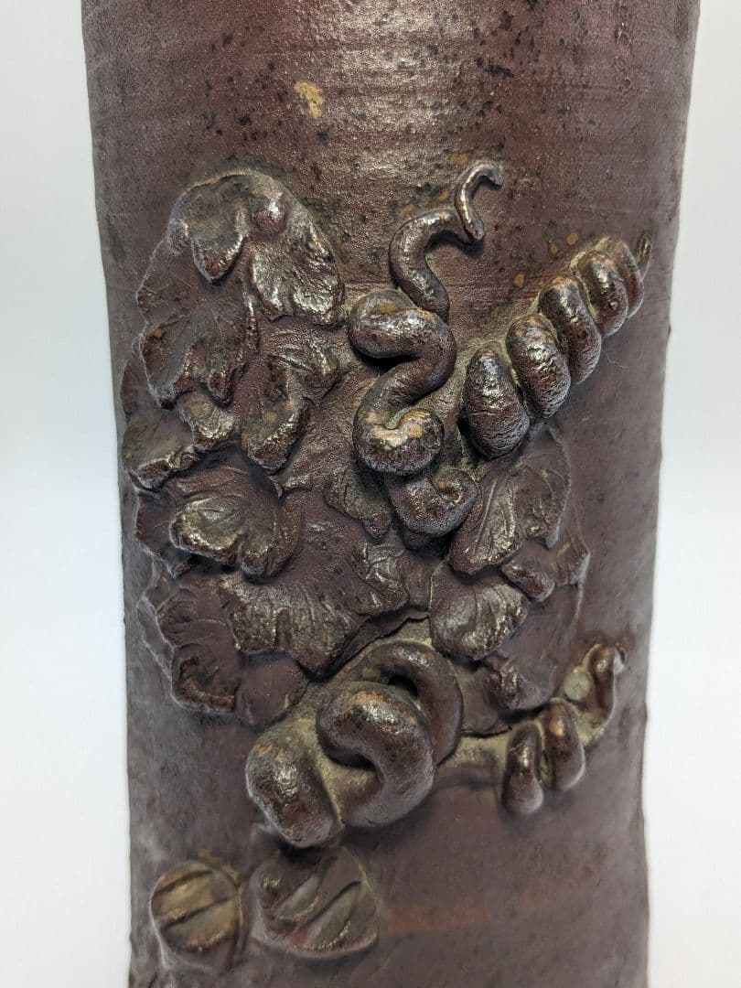 江戸末期 古備前 装飾花入 備前焼 花器 フラワーベース 花瓶 華道具 置物