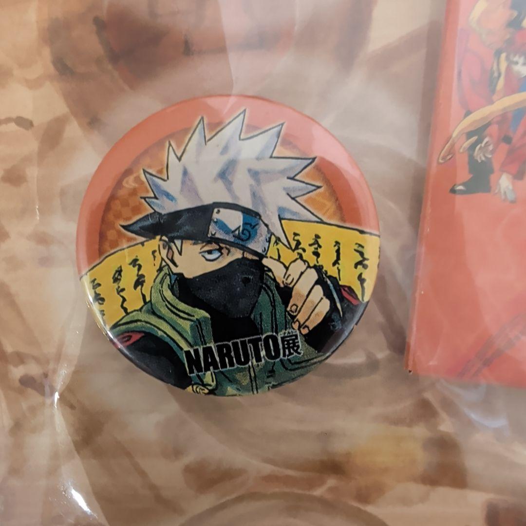 未開封 NARUTO ナルト 缶バッジ NARUTO展 サスケ サクラ カカシ