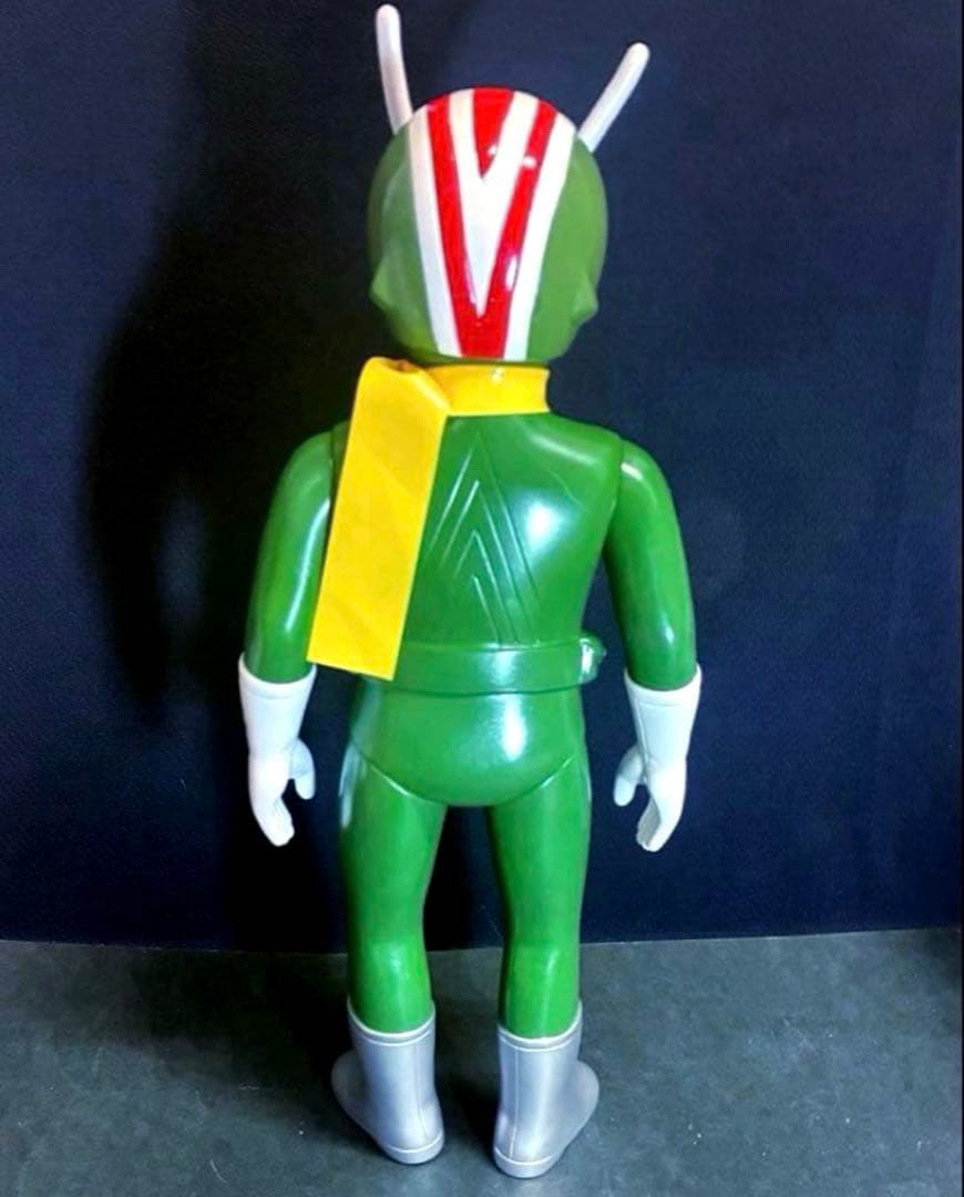 ■ パチ ライダーマン ソフビ 大サイズ 緑