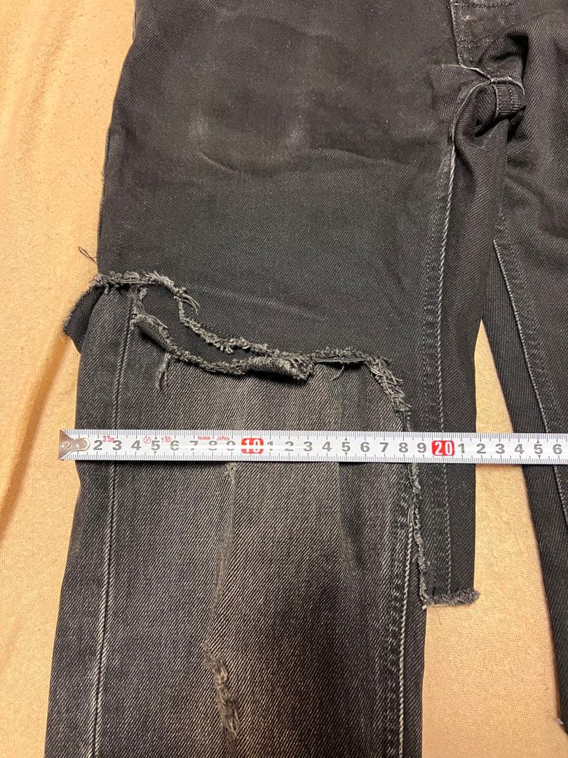 （確実正規品）RAFSIMONS 19/20AWデストロイパンツ