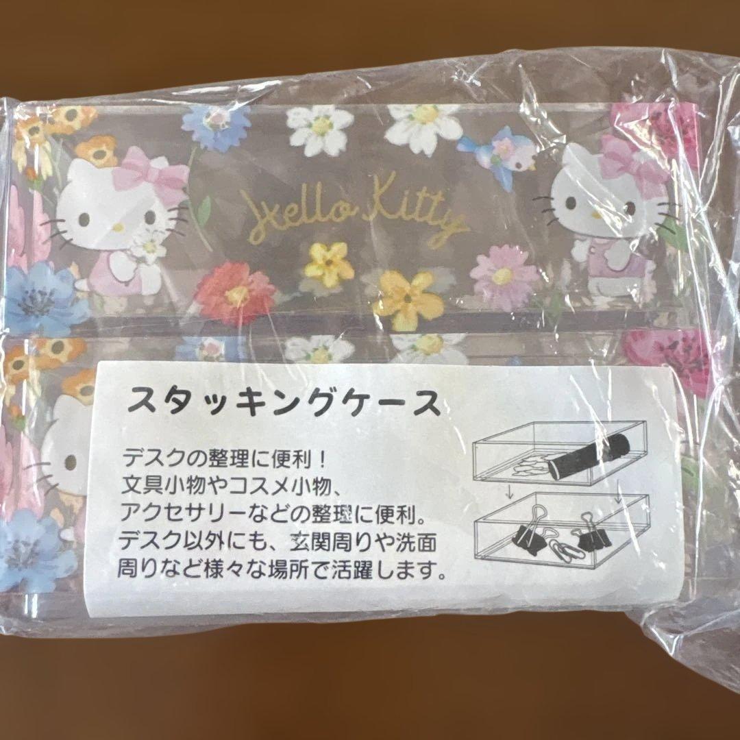 サンリオ ハローキティ 春色シリーズ メモスタンド スタッキングケース 小物入れ