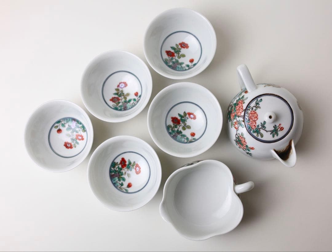 九谷焼 金城竜山 鳳凰 細密絵 石野 竜山 急須 煎茶道具 茶道具 茶器 煎茶碗