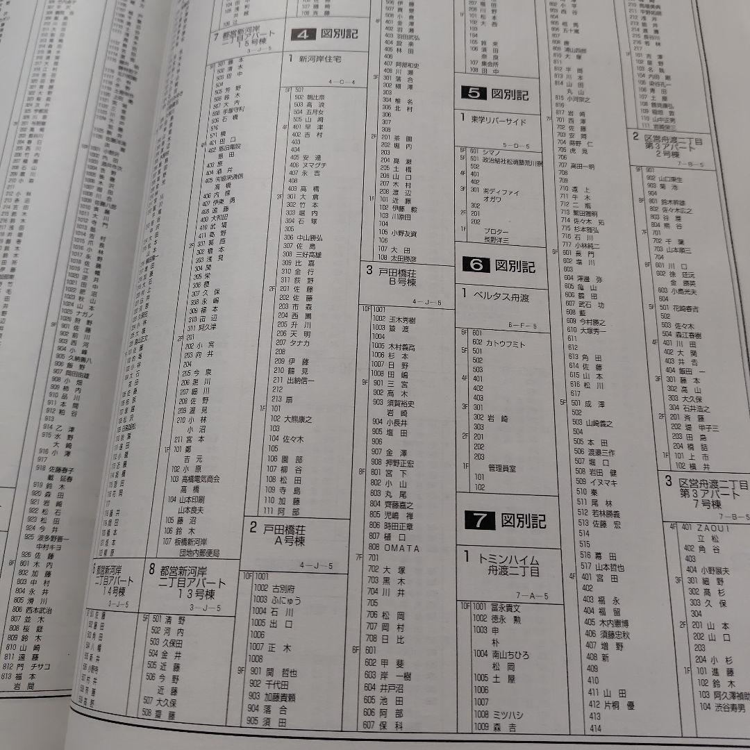 集合住宅名簿ありゼンリン BLUE MAP II 板橋区 2007年 06