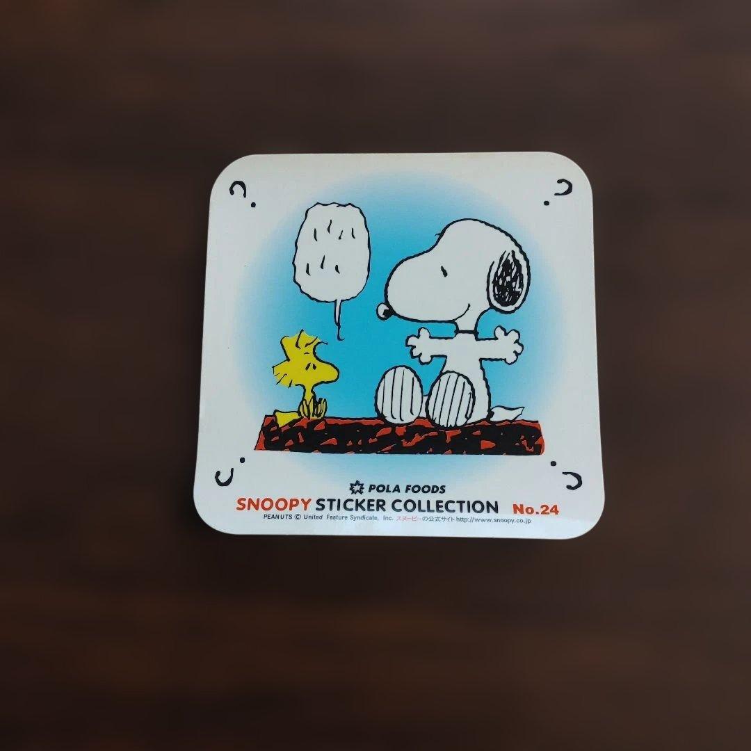 スヌーピー　POLA FOODS　ステッカー